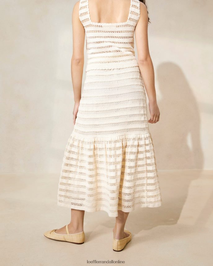 Loeffler Randall háčkovaná sukňa scarlett s volánovým lemom prirodzené ženy oblečenie PT864D232