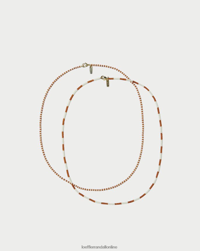 Loeffler Randall soo krémová súprava náhrdelníkov jantárová/smotanová multi ženy príslušenstvo PT864D410