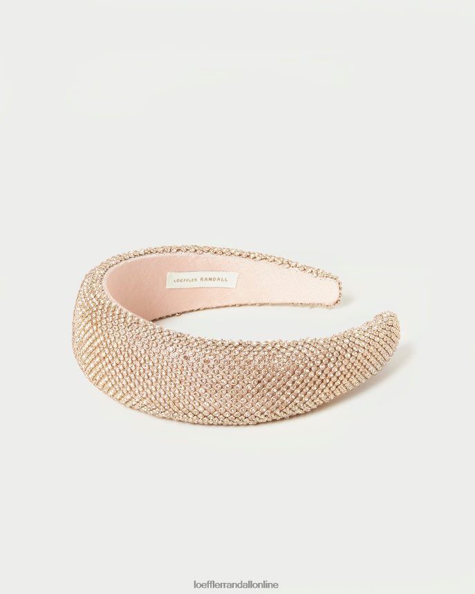 Loeffler Randall čelenka bellamy diamante svetlá broskyňa ženy príslušenstvo PT864D142