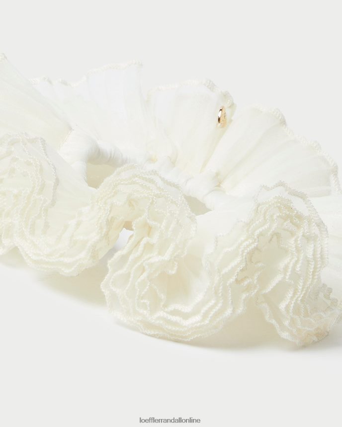 Loeffler Randall emmy skladaná vrstva scrunchie perla ženy príslušenstvo PT864D161