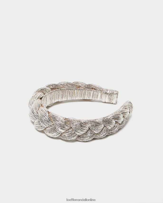 Loeffler Randall lila zapletená čelenka šampanské ženy príslušenstvo PT864D164