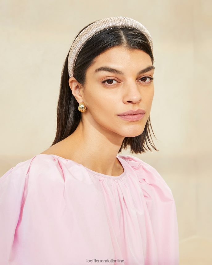 Loeffler Randall marina nafúknutá čelenka šampanské ženy príslušenstvo PT864D165