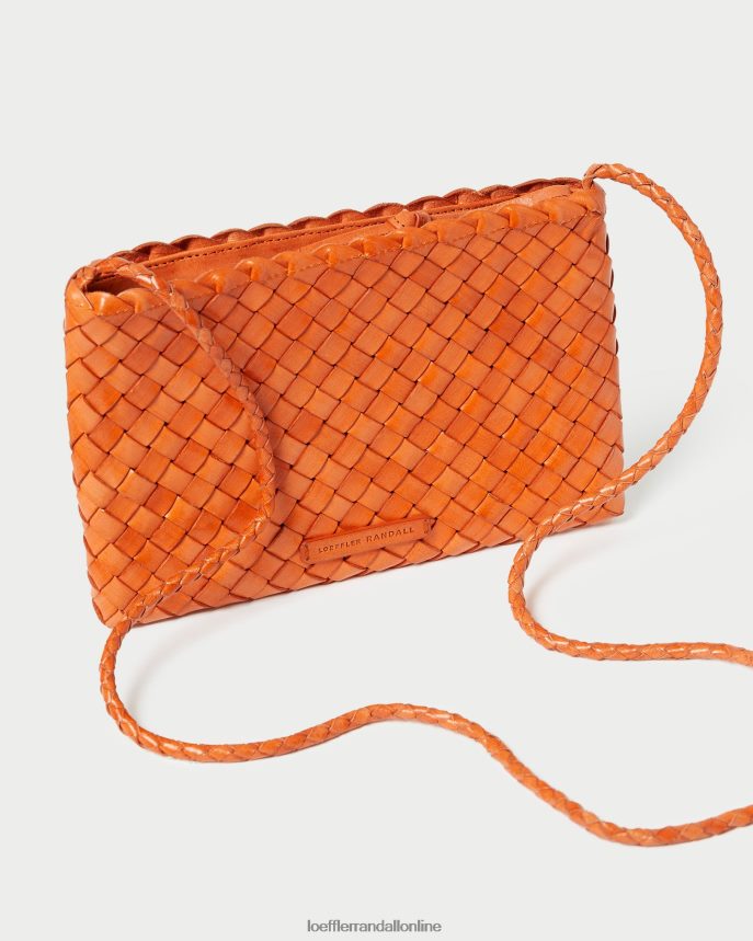 Loeffler Randall marison tkaná crossbody mandarínka ženy tašky PT864D329