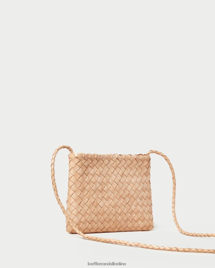 Loeffler Randall marison tkaná crossbody púštny piesok ženy tašky PT864D325