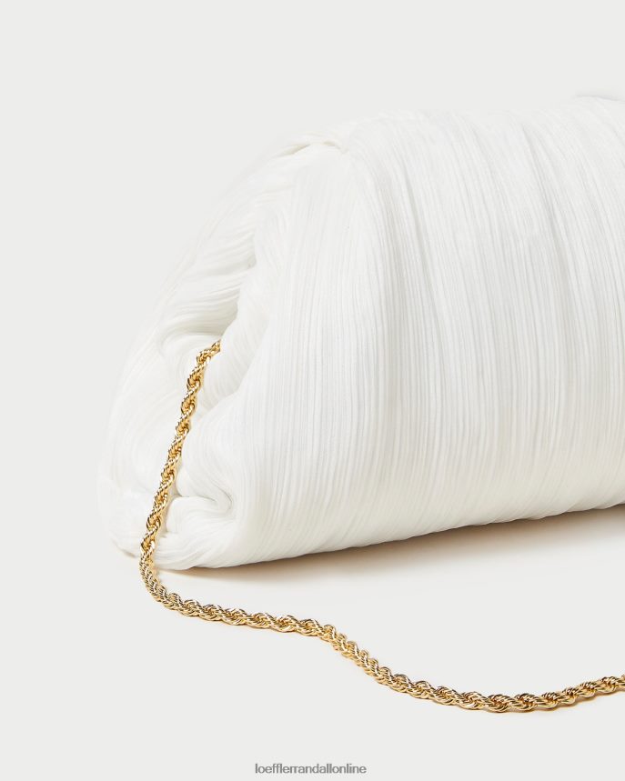 Loeffler Randall Bailey plisovaná kupolová spojka perla ženy tašky PT864D360