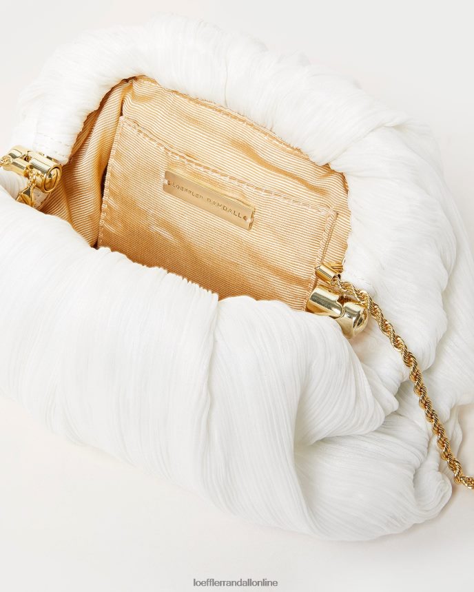 Loeffler Randall Bailey plisovaná kupolová spojka perla ženy tašky PT864D360