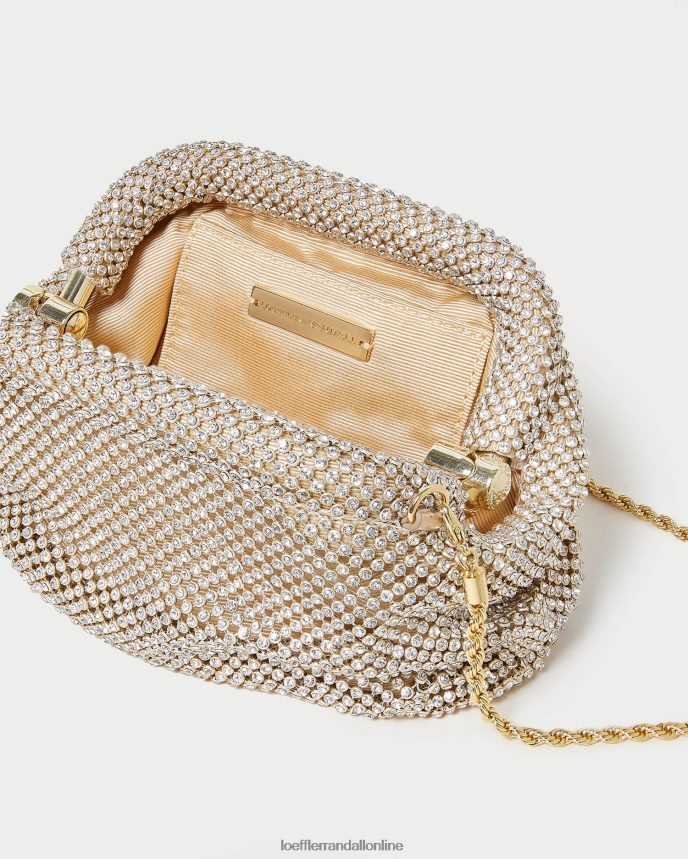 Loeffler Randall Doris diamantové mini vrecko zlato ženy tašky PT864D356