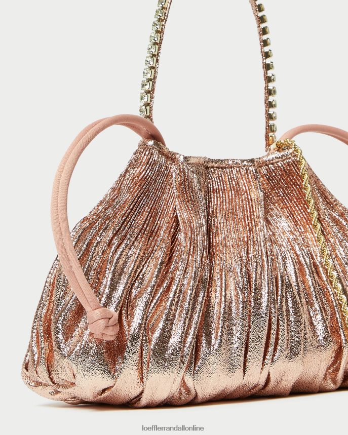 Loeffler Randall Lané plisované vrecko piesočná duna ženy tašky PT864D388