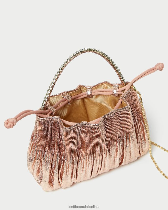 Loeffler Randall Lané plisované vrecko piesočná duna ženy tašky PT864D388