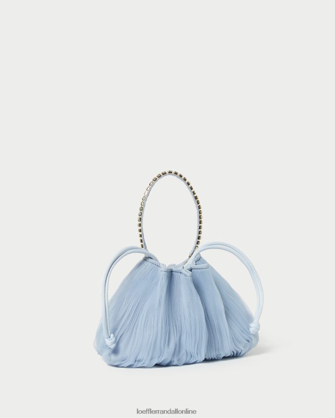 Loeffler Randall Layne kamienkové skladané vrecko Modrá ženy tašky PT864D370
