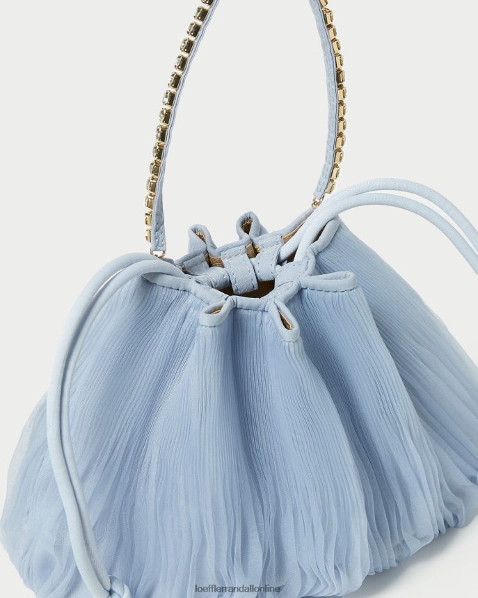 Loeffler Randall Layne kamienkové skladané vrecko Modrá ženy tašky PT864D370
