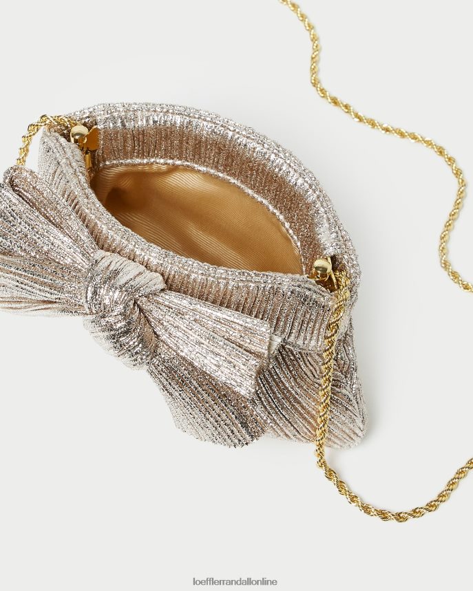 Loeffler Randall Rochelle mini spojka luku šampanské ženy tašky PT864D395