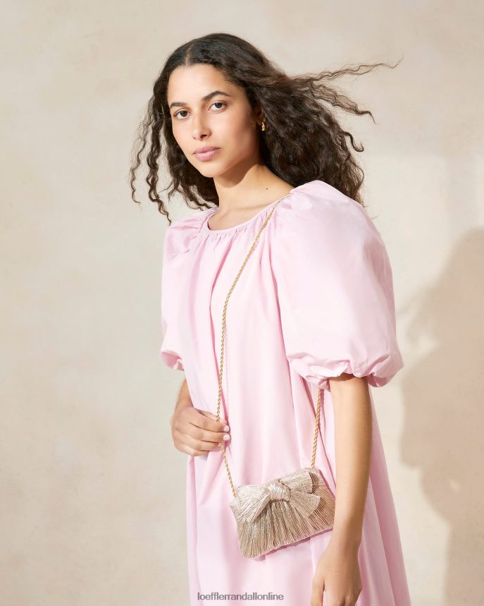 Loeffler Randall Rochelle mini spojka luku šampanské ženy tašky PT864D395