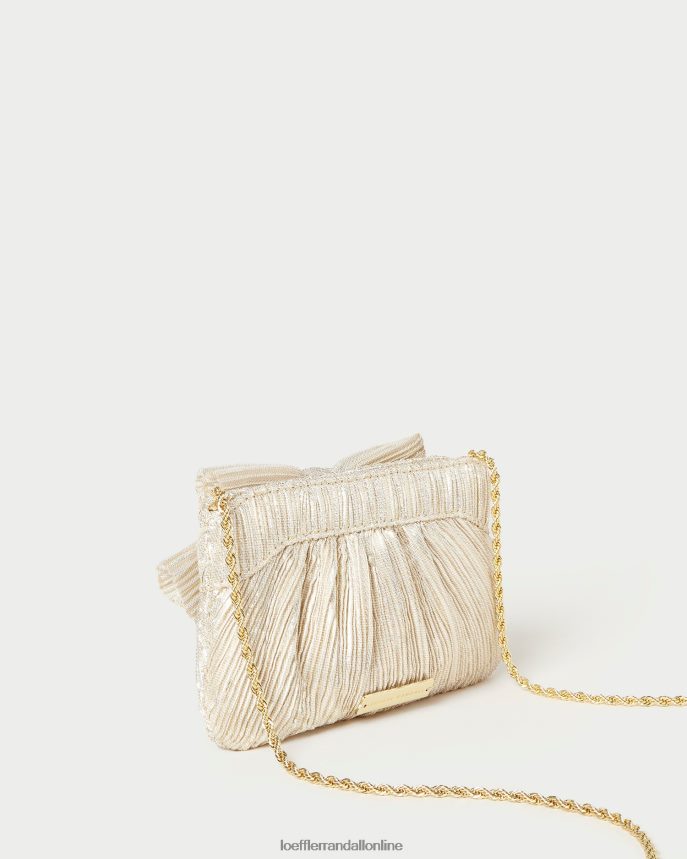 Loeffler Randall Rochelle mini spojka luku platina ženy tašky PT864D342