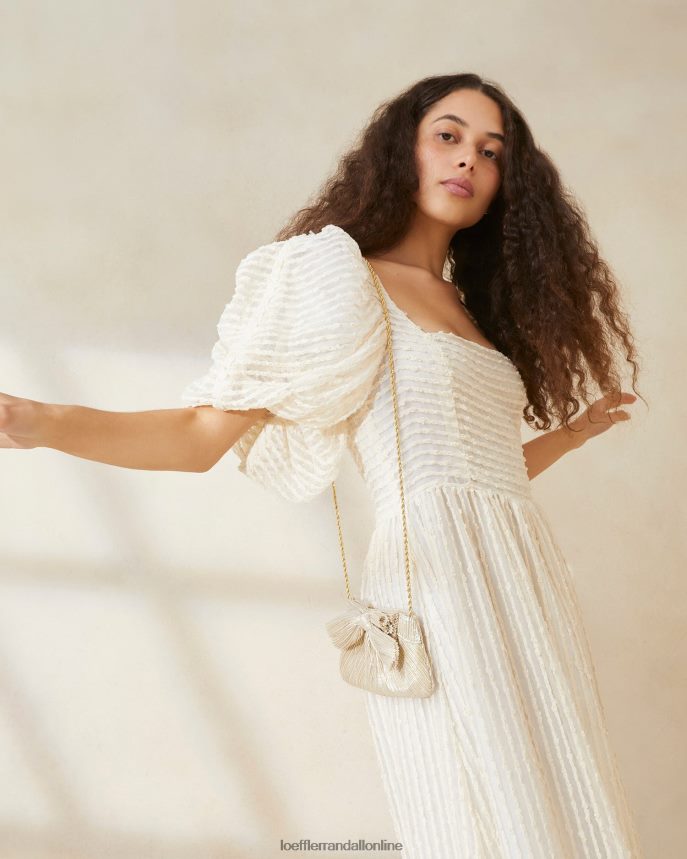 Loeffler Randall Rochelle mini spojka luku platina ženy tašky PT864D342