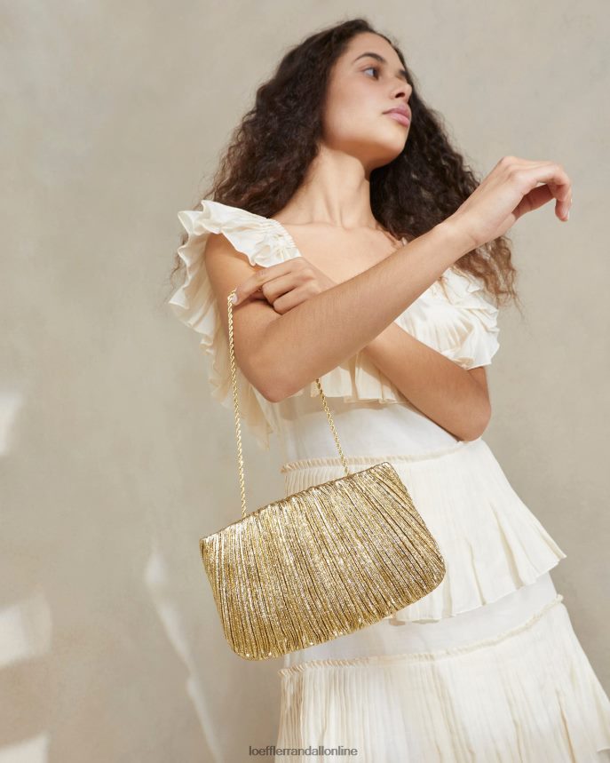 Loeffler Randall brit plochá skladaná spojka oro ženy tašky PT864D376