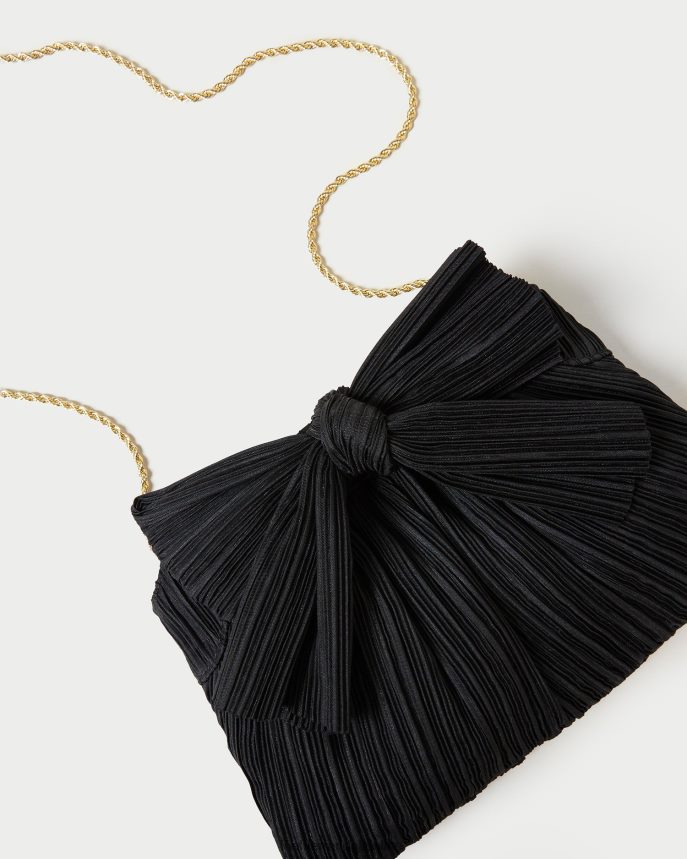 Loeffler Randall spojka rayne luku čierna ženy tašky PT864D350