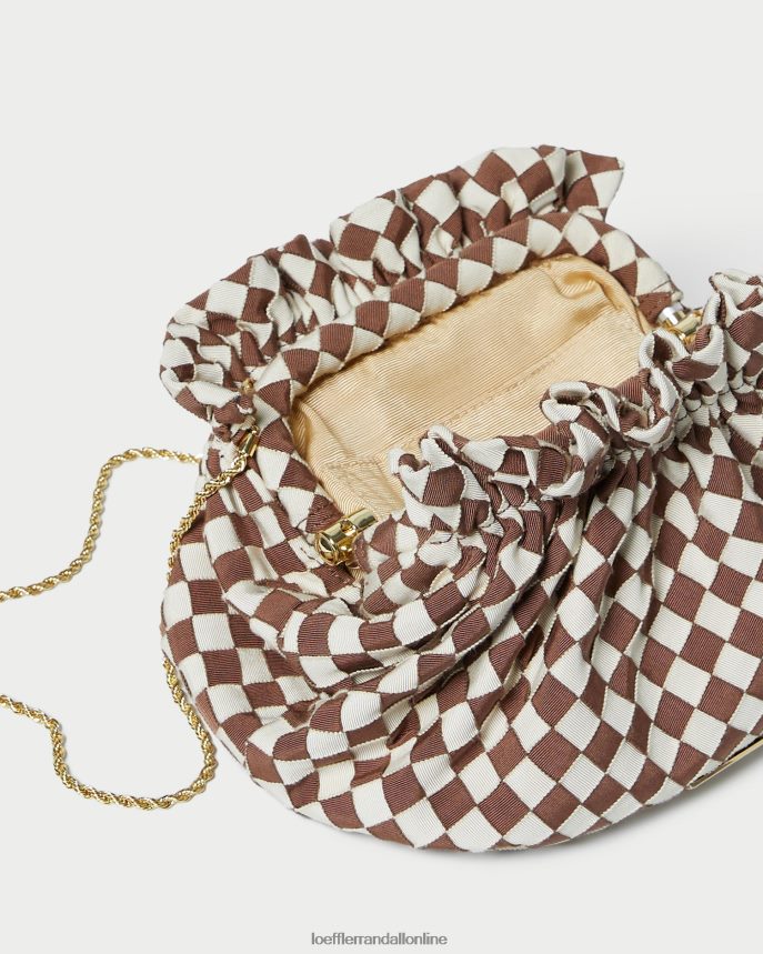 Loeffler Randall willa mini taštička hnedá/krémová ženy tašky PT864D383