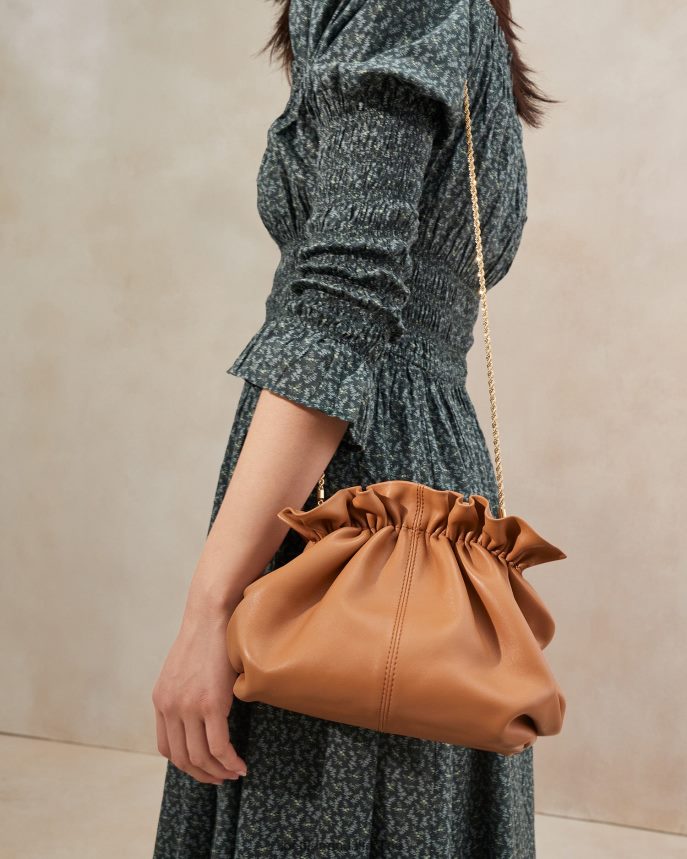 Loeffler Randall willa mini taštička tmavý piesok ženy tašky PT864D347