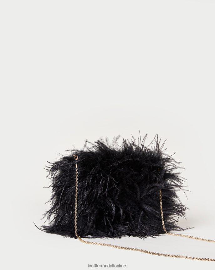 Loeffler Randall zahara mini pérové ​​vrecko čierna ženy tašky PT864D361