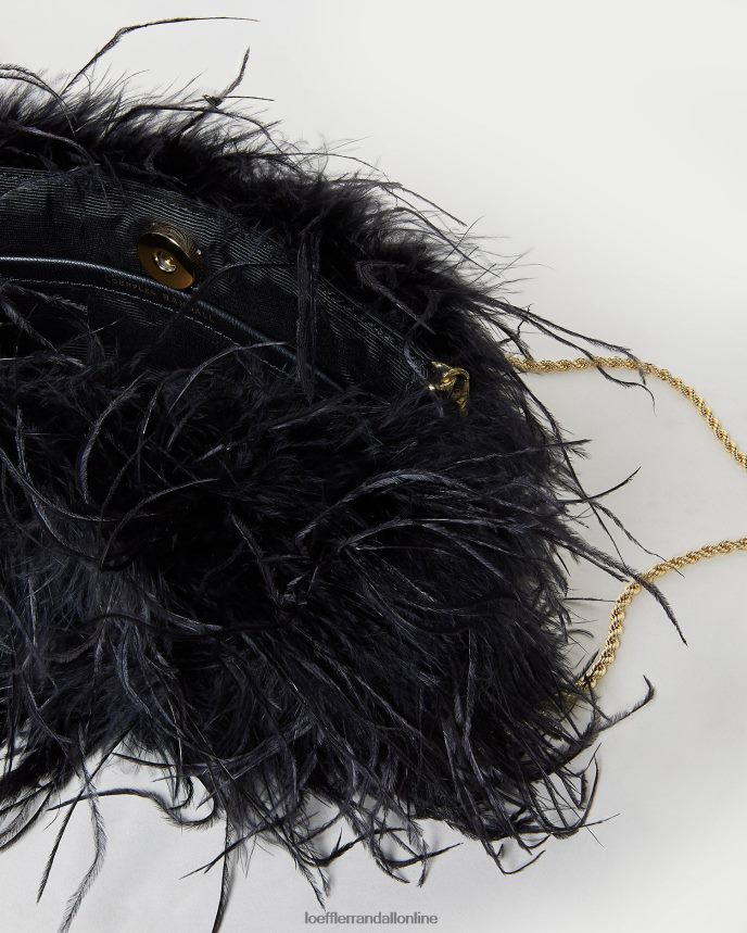 Loeffler Randall zahara mini pérové ​​vrecko čierna ženy tašky PT864D361