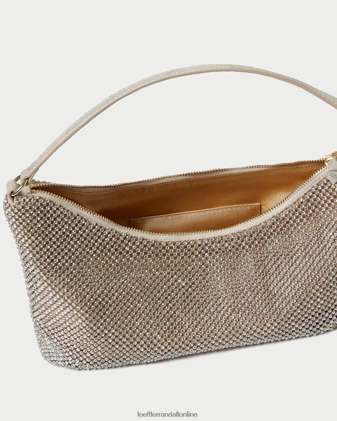Loeffler Randall bagetová taška cam diamante zlato ženy tašky PT864D399