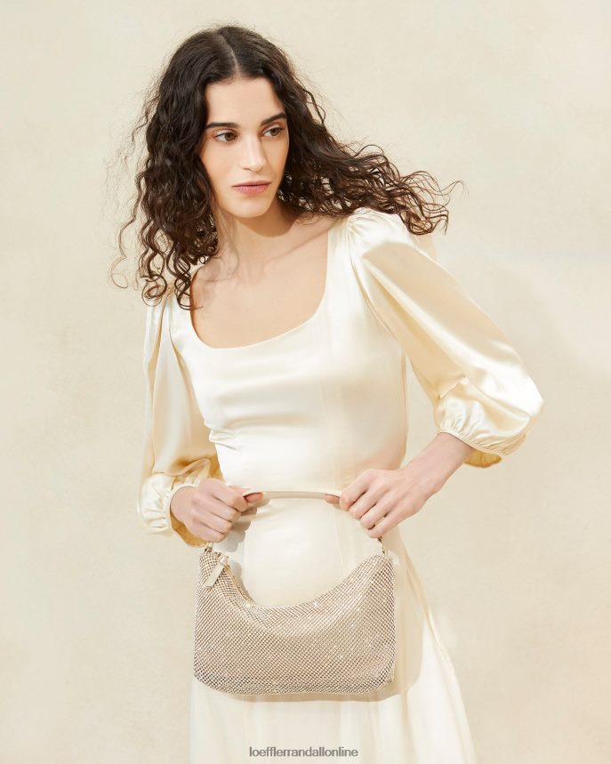 Loeffler Randall bagetová taška cam diamante zlato ženy tašky PT864D399