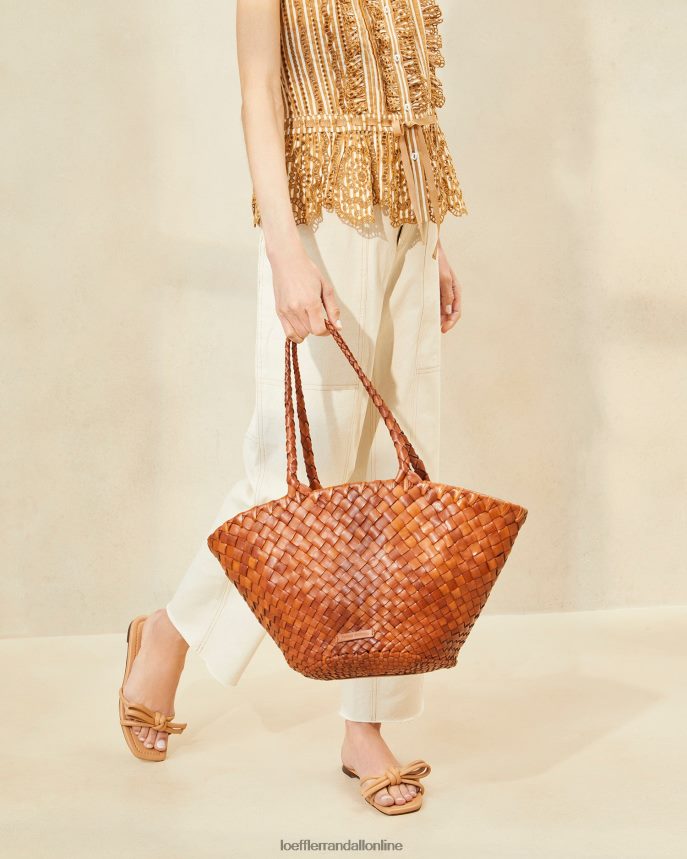 Loeffler Randall taška z tkanej kože kai dreva ženy tašky PT864D318