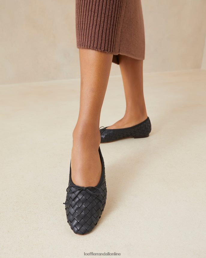 Loeffler Randall landry tkaný baletný byt čierna ženy topánky PT864D306