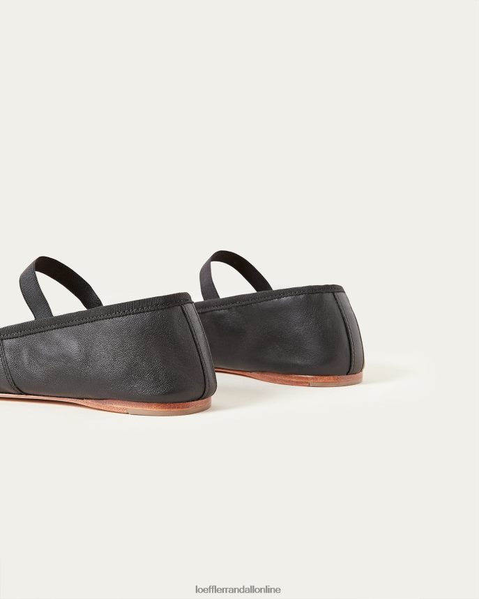 Loeffler Randall leonie baletný byt čierna koža ženy topánky PT864D293