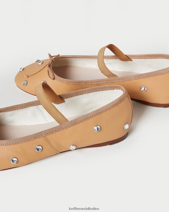 Loeffler Randall leonie baletný byt karamel/kryštál ženy topánky PT864D303
