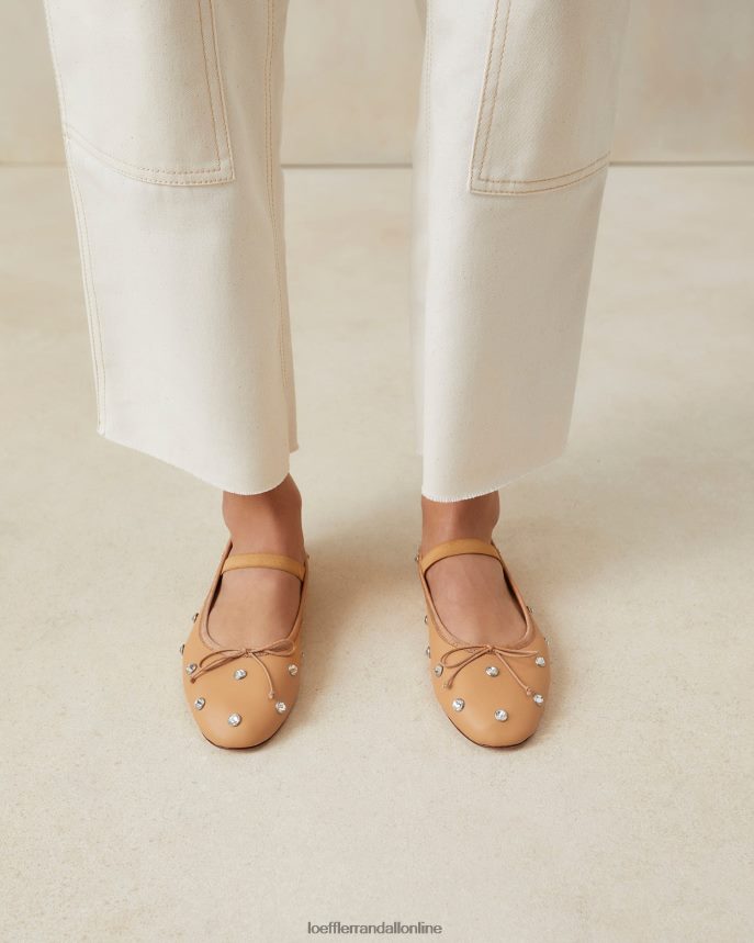 Loeffler Randall leonie baletný byt karamel/kryštál ženy topánky PT864D303