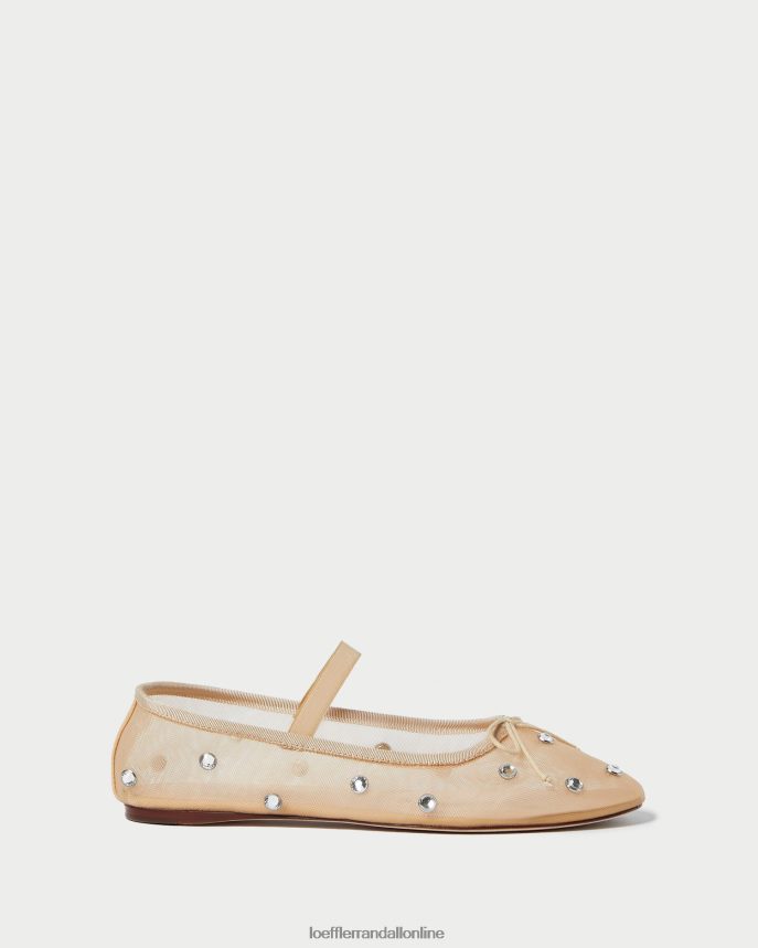 Loeffler Randall leonie baletný byt karamel/číry ženy topánky PT864D299