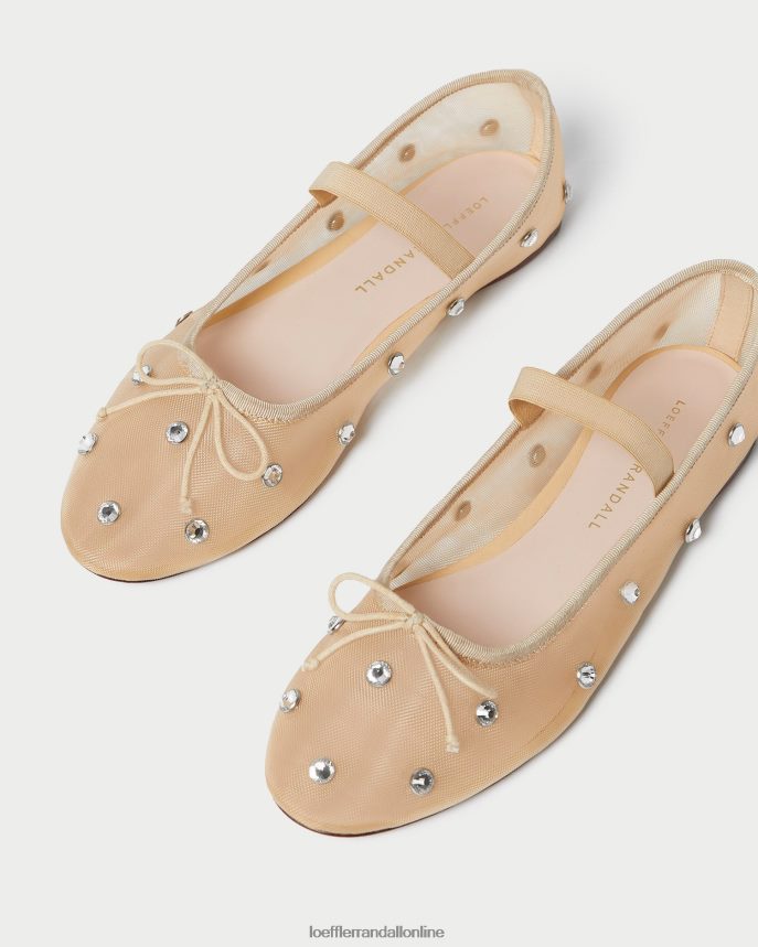 Loeffler Randall leonie baletný byt karamel/číry ženy topánky PT864D299