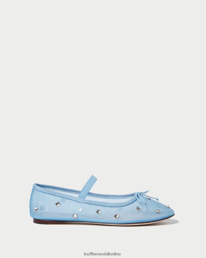 Loeffler Randall leonie baletný byt modrá/číry ženy topánky PT864D305
