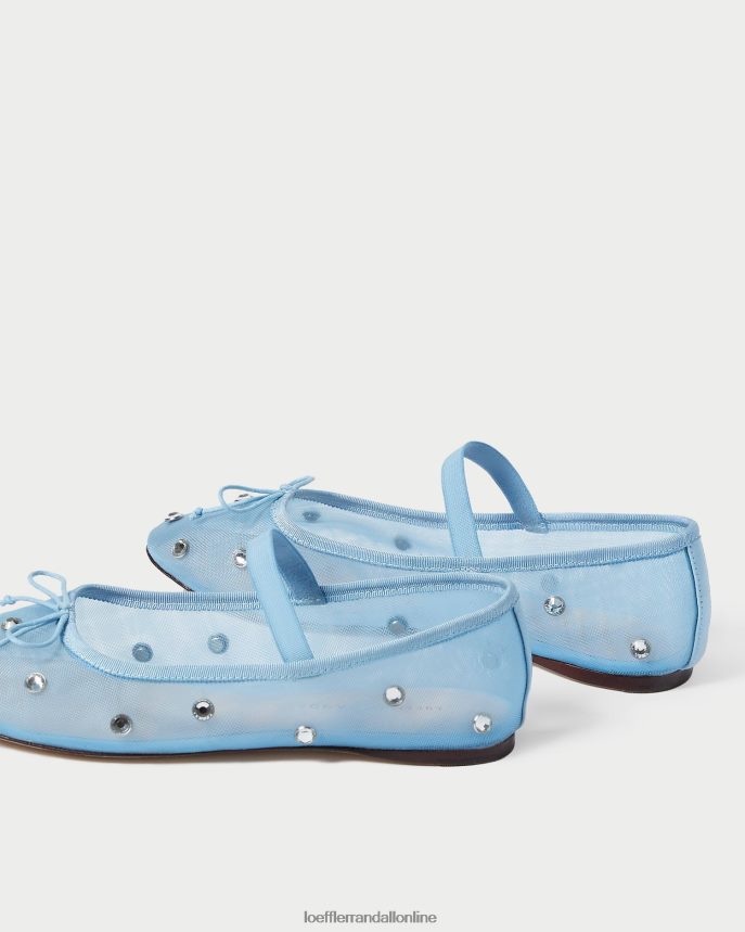 Loeffler Randall leonie baletný byt modrá/číry ženy topánky PT864D305