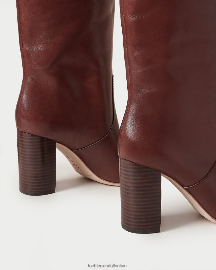 Loeffler Randall zlatá vysoká čižma espresso ženy topánky PT864D285