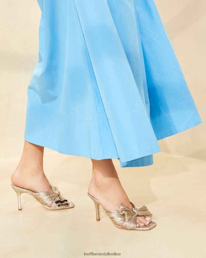 Loeffler Randall claudia skladaný luk mulica šampanské ženy topánky PT864D94