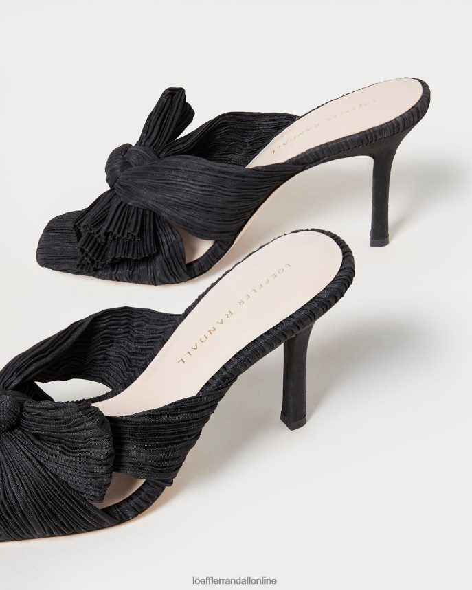 Loeffler Randall claudia skladaný luk mulica čierna ženy topánky PT864D60