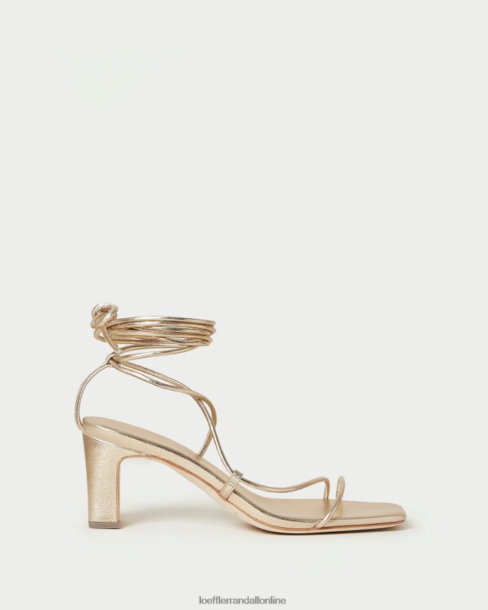 Loeffler Randall cosette ankle wrap podpätok šampanské ženy topánky PT864D37