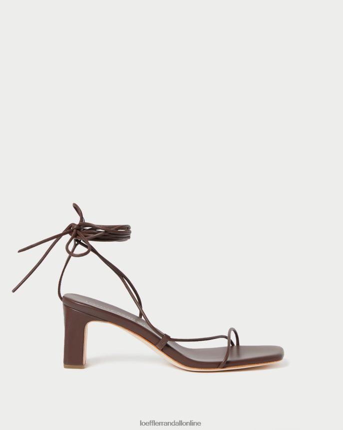 Loeffler Randall cosette ankle wrap podpätok čokoláda ženy topánky PT864D86