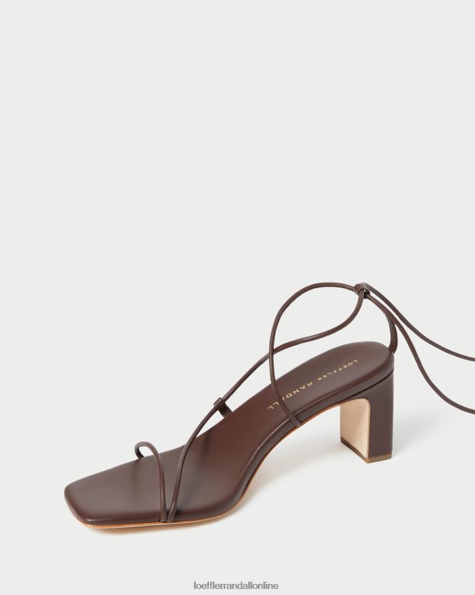 Loeffler Randall cosette ankle wrap podpätok čokoláda ženy topánky PT864D86