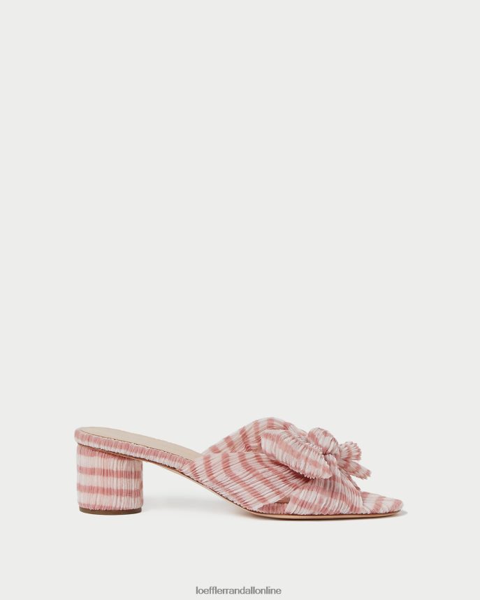 Loeffler Randall emilia mašličkový podpätok jemne ružový gingham ženy topánky PT864D79