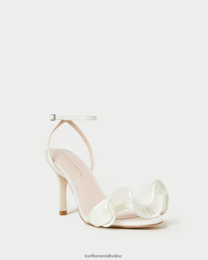 Loeffler Randall estella volánikové sandále na podpätku perla ženy topánky PT864D42