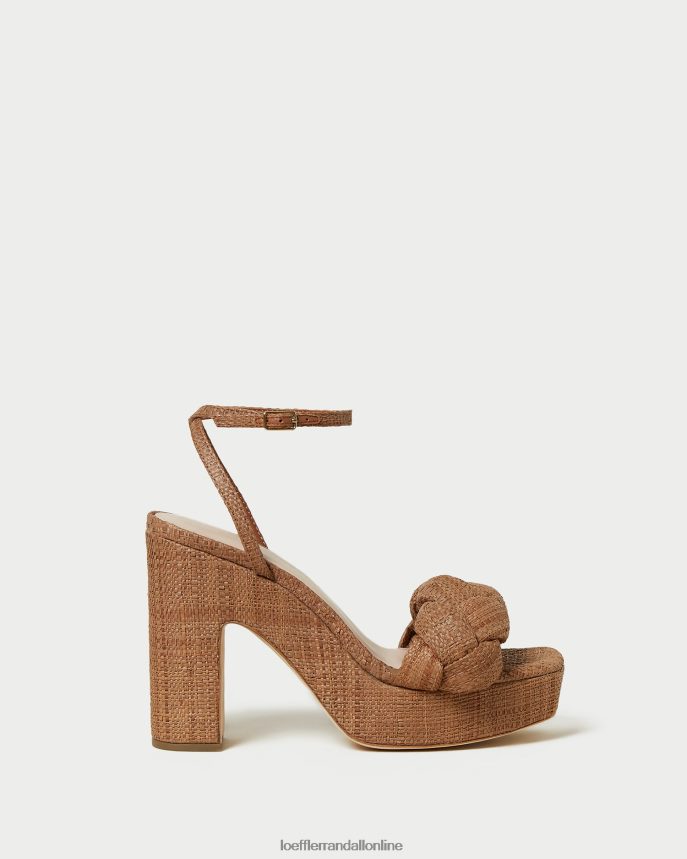 Loeffler Randall fae platforma podpätku hnedá ženy topánky PT864D56