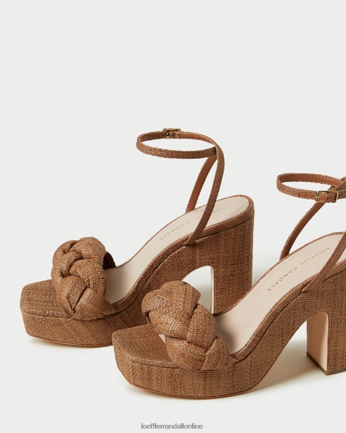 Loeffler Randall fae platforma podpätku hnedá ženy topánky PT864D56