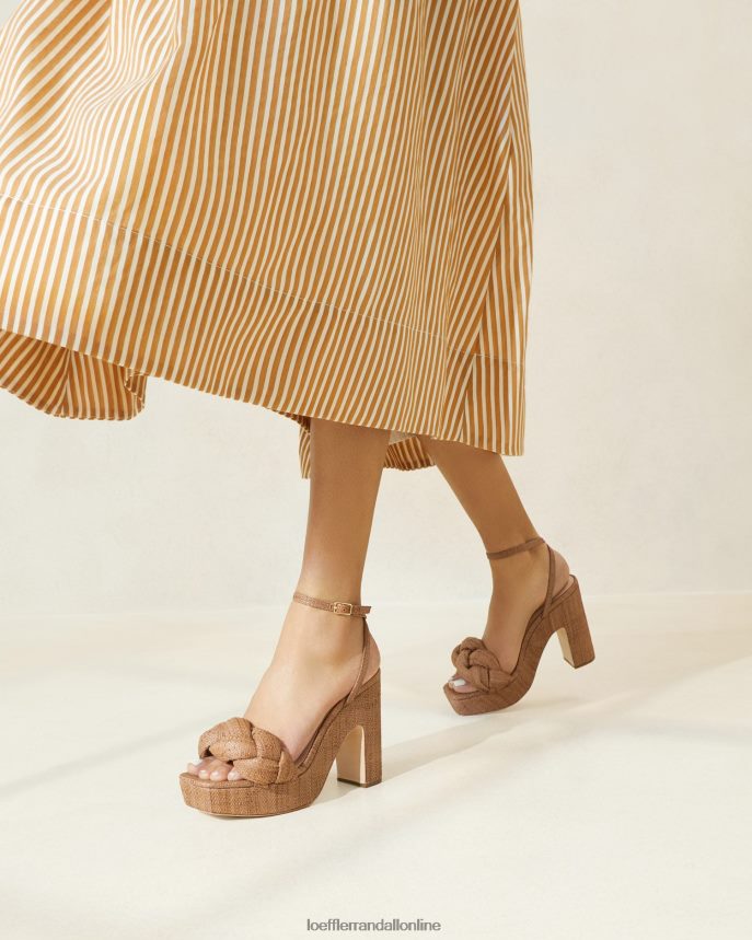 Loeffler Randall fae platforma podpätku hnedá ženy topánky PT864D56