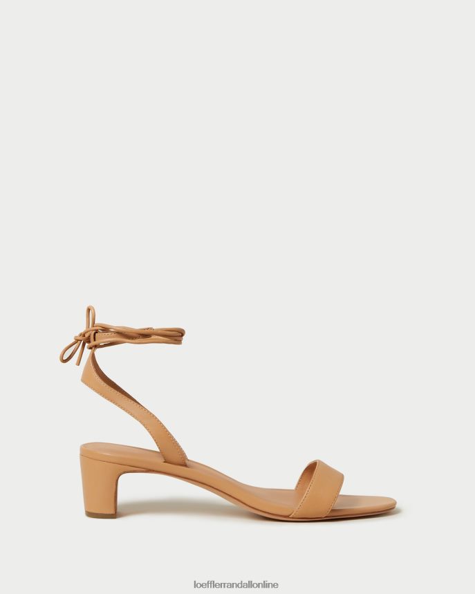Loeffler Randall jackie sandále na strednom podpätku piesočná duna ženy topánky PT864D54