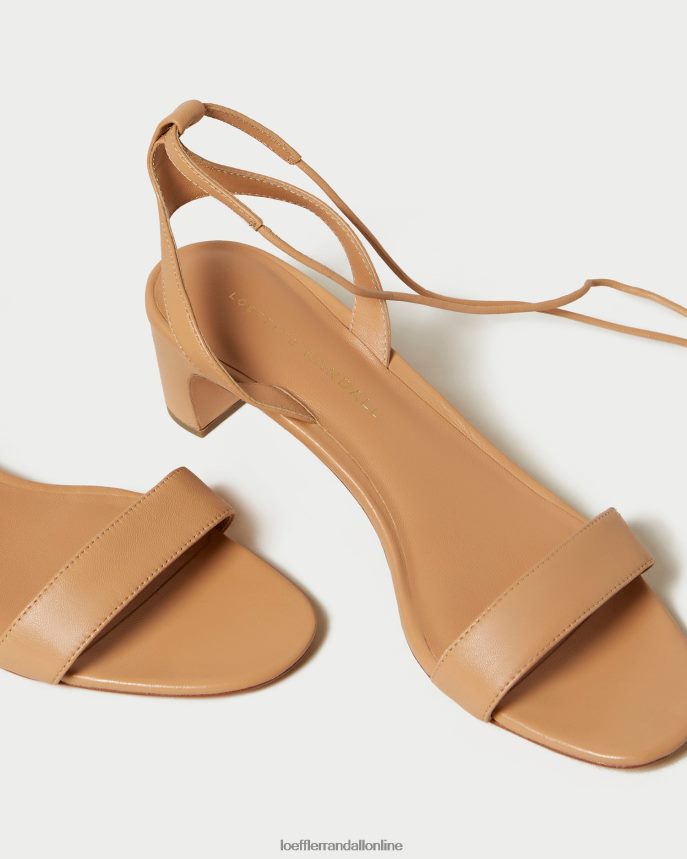 Loeffler Randall jackie sandále na strednom podpätku piesočná duna ženy topánky PT864D54
