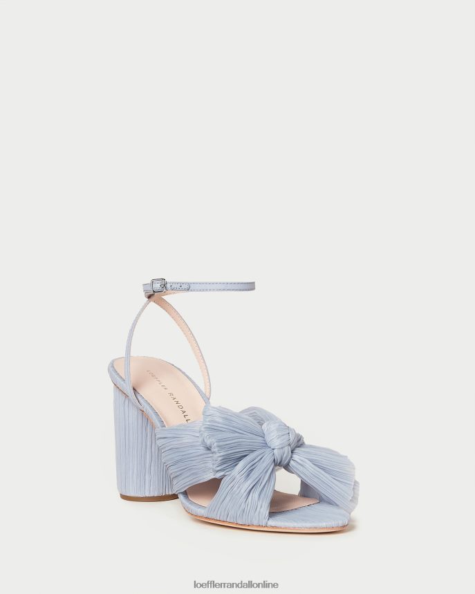 Loeffler Randall kamélia skladaná mašľa podpätok Modrá ženy topánky PT864D7
